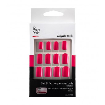 Set 24 kunstnagels Idyllic nails - pink