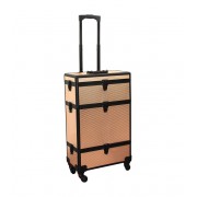Studio professionele trolley koffer  - light gold (niet leverbaar)